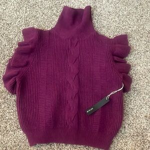 NWT Knit Co-Op Magenta Sweater